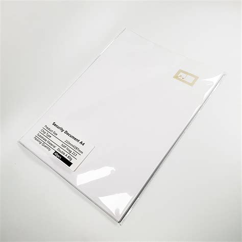 rfid paper sheets